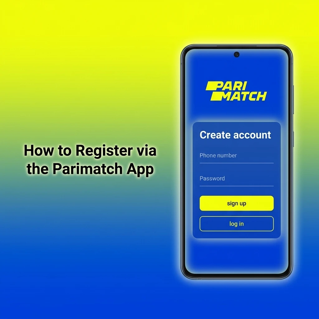 Step-by-step Parimatch app registration guide for Indian players showing account creation process with INR currency selection