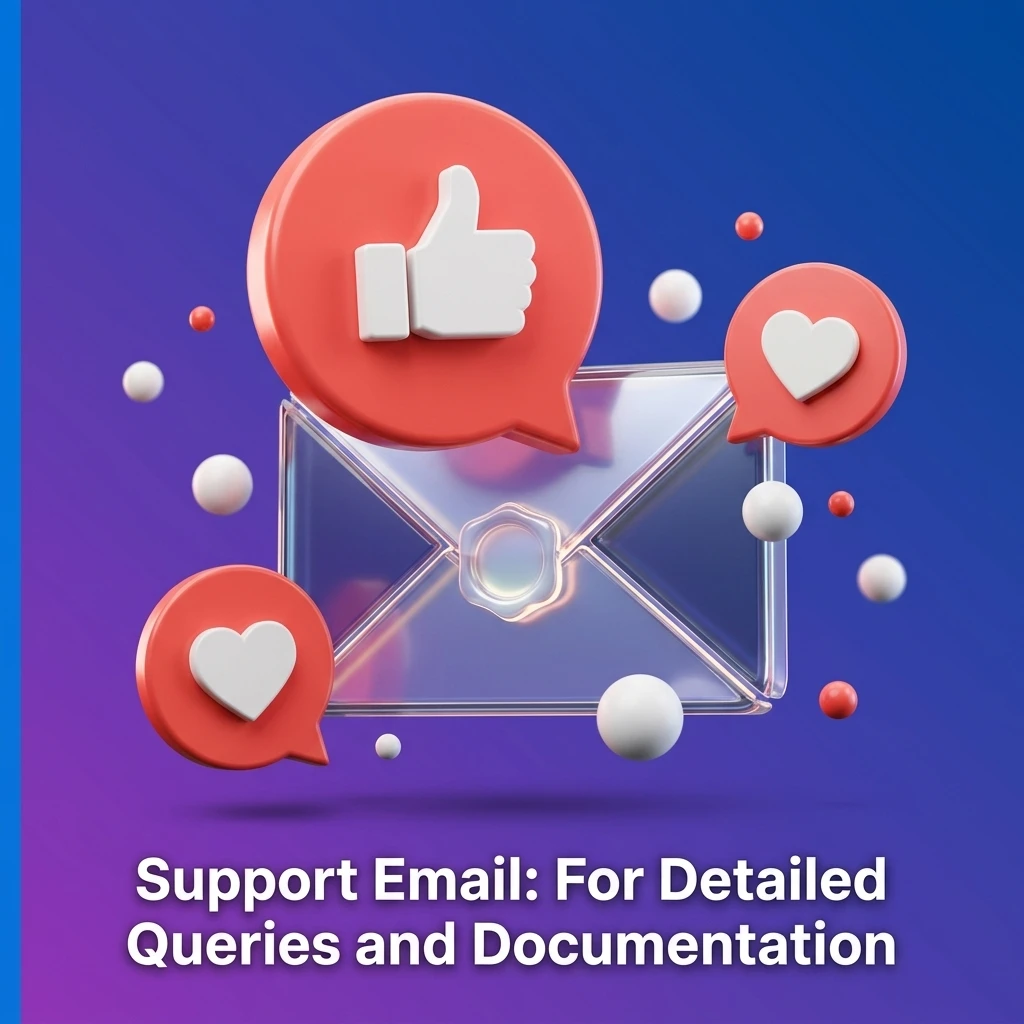 Support email contact page for KYC queries, complaints, and account issues with 24-hour response time