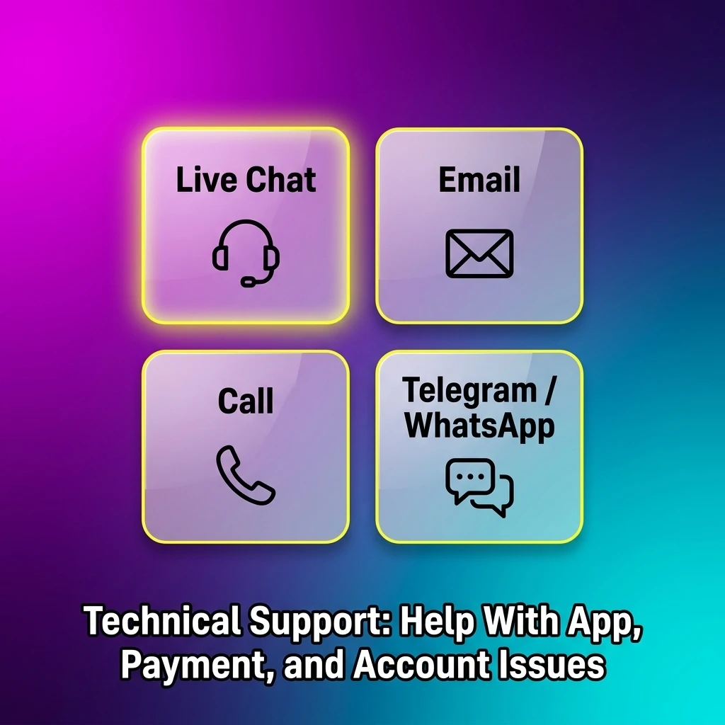 Parimatch technical support help for app crashes, payment issues, login errors, and account problems via live chat or email