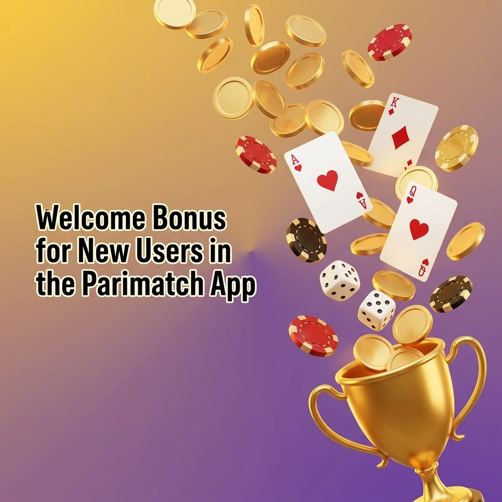 Parimatch app welcome bonus offers for new users including sports and casino bonuses up to INR 1,05,000